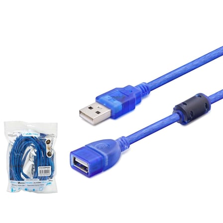 Hadron Hdx7536 5 Metre Usb To Usb F Kablo Mavi Transparent