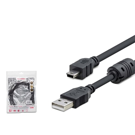 Hadron Hdx7538 1.5 Metre Usb Mini V3-5Pin To Usb Kablo Siyah