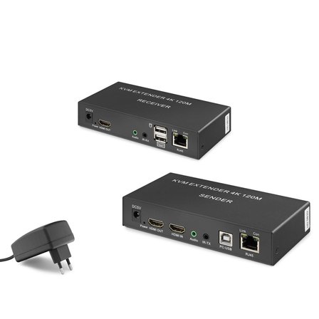 Hadron Hdx1306 120M Hdmi Kvm 1080P Full Hd Extender Siyah