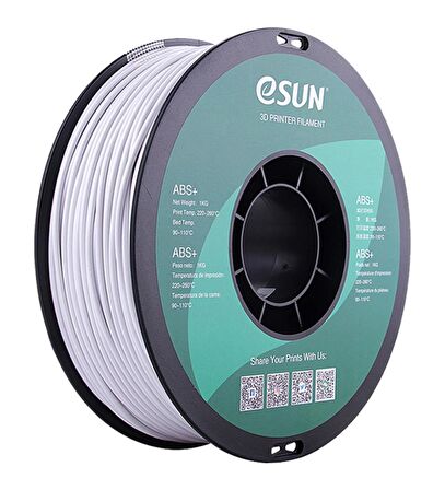 ESUN ABS + x2 Beyaz 1.75mm 2li Paket Filament