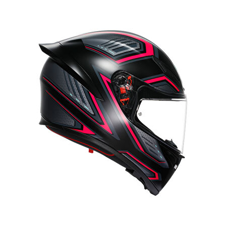 AGV KASK/K1 S E2206 SLING MATT BLACK PINK CONFİGURATİON