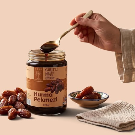 Hurma Pekmezi 820 gr - 1988'den Beri Geleneksel Giritli Metin Efendi
