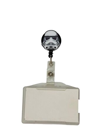 Star Wars Storm Temalı Pleksi Baskılı Yoyo Kartlık Yoyo Yaka Kartlığı