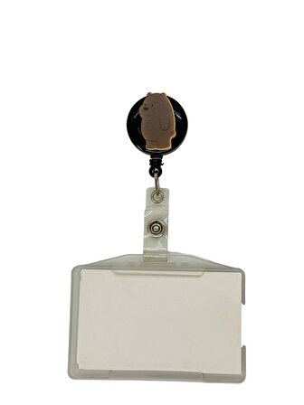 Kafadar Ayılar 1 Grizzly Temalı Pleksi Baskılı Yoyo Kartlık Yoyo Yaka Kartlığı