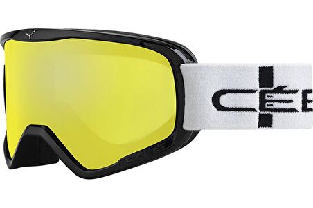 Cebe STRIKER L  Black Stripes Yellow Flash Mirror Cat.1 Kayak Gözlüğü Siyah-STD