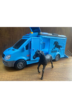 AT ARABASI OYUNCAK AT NAKİL ARACI AT FİGÜR OYUNCAK AT TAŞIYAN KAMYON