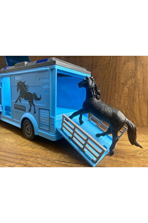 AT ARABASI OYUNCAK AT NAKİL ARACI AT FİGÜR OYUNCAK AT TAŞIYAN KAMYON