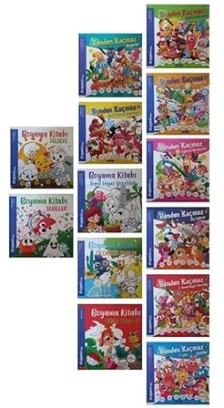 Benden Kaçmaz Hikaye Kitapları-boyama Kitapları 8+5 Kitap