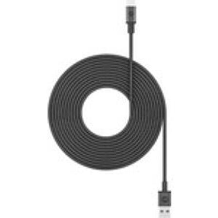 Mophie USB-C Hızlı Şarj ve Data Kablo (3 Metre) - Siyah