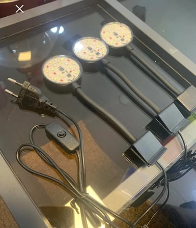 Akvaryum Fanus Işığı - Mini Akvaryum - FANUS IŞIĞI - ARMATÜR IŞIĞI - 220 w, 4 renkli - nano armatür led aydınlatma - fanus