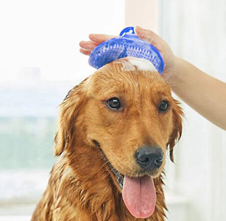 Evcil Hayvan Silikon Tüy Toplama Yıkama Fırçası