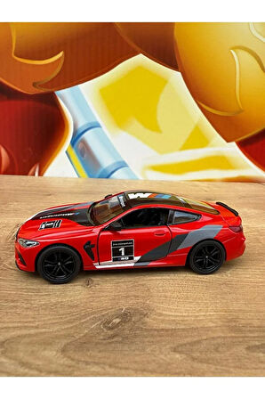 BMW M8 Coupe Diecast Araba Diecast,metal Oyuncak Araba Bmw M8 Çek Bırak Model Araba