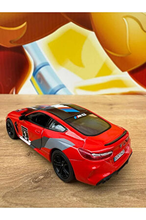 BMW M8 Coupe Diecast Araba Diecast,metal Oyuncak Araba Bmw M8 Çek Bırak Model Araba
