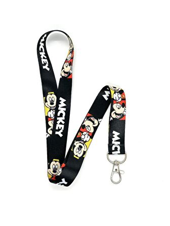 Mickey Mouse 6 Temalı Boyun İpi