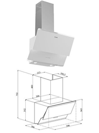 Silverline Beyaz Ankastre Set (CS5700E6W01 Ocak/S2-BO6502W02 Fırın/3490 Oslo Davlumbaz)