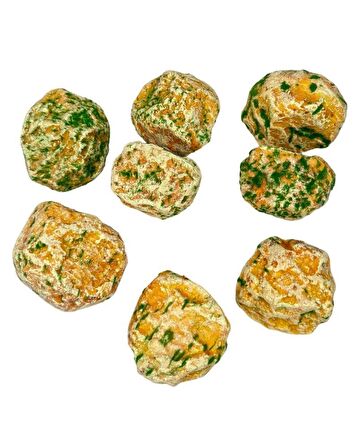 Yapay Taş Teraryum Ve Akvaryum Dekoru Kahverengi Yeşil Yosunlu