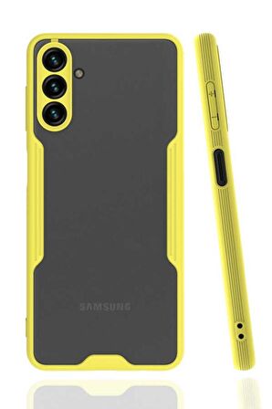 Galaxy A04S Kılıf Kamera Korumalı Arkası Şeffaf Silikon