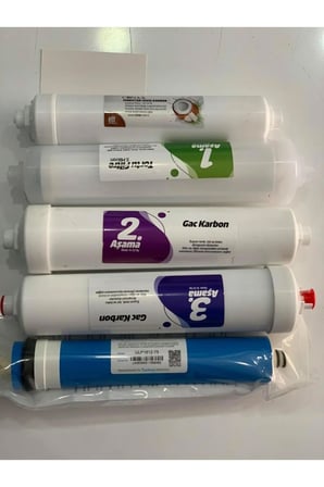 Su Arıtma Kapalı Kasa 5 Aşama Filtre Seti