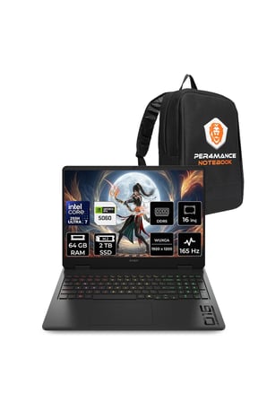 Omen Slim 16 Ultra 7 255H 64GB 2TB SSD RTX5060/8GB 16" WUXGA 165Hz 3 ms IPS FDOS Gaming Laptop