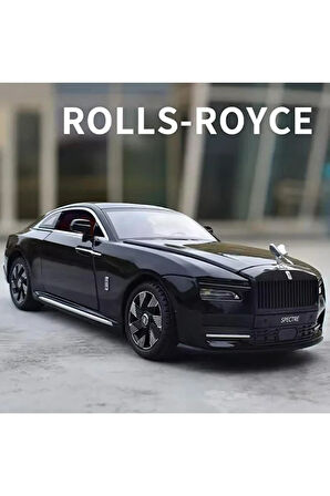 1:24 Çek Bırak Metal Rolls Royce Spectre Model Diecast Araba Açılabilir Kapılar