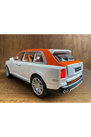 ROLLS ROYCE CULLİNAN DİECAST ARABA KOLEKSİYON MODEL İKİ RENKLİ ROLLS ROYCE ARABA SESLİ IŞIKLI