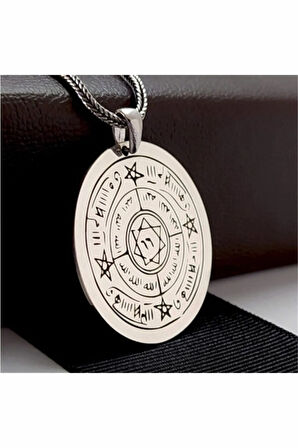 Celcelutiye Ve Ismi Azam Vefki Esma Erkek Gümüş Kolye Zincir