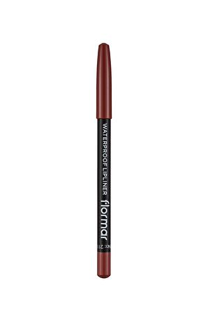 Flormar Dudak Kalemi - Waterproof Lipliner 211 Classical Brown 8690604111114