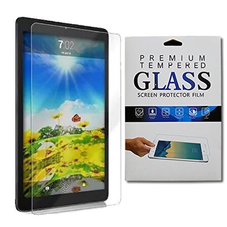 Samsung Galaxy Tab S T110 T111 Ekran Koruyucu Kırılmaz Cam 7 inç