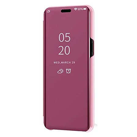 Samsung Galaxy A7 2018 Aynalı Kapaklı Lüx Kılıf