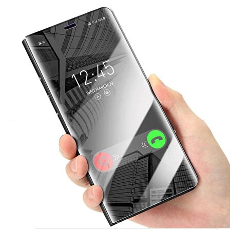 Xiaomi Mi CC9E Aynalı Kapaklı Lüx Kılıf