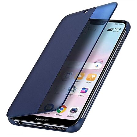 Huawei Mate 30 Pro Yarım Cam Kapaklı Kılıf