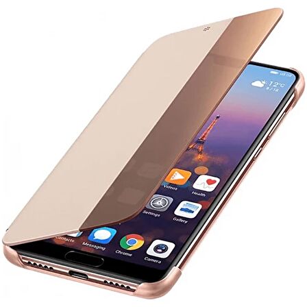 Huawei Mate 30 Pro Yarım Cam Kapaklı Kılıf