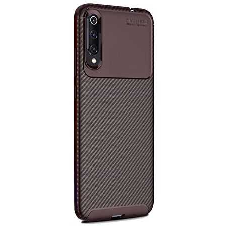 Xiaomi Mi 9 Karbon Desenli Negro Silikon Kılıf