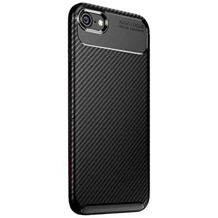 Apple Iphone 6 Karbon Desenli Negro Silikon Kılıf