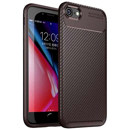 Apple Iphone 6 Plus Karbon Desenli Negro Silikon Kılıf