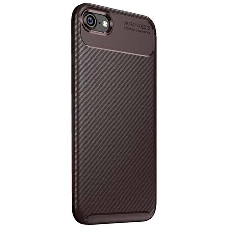 Apple Iphone 6 Plus Karbon Desenli Negro Silikon Kılıf