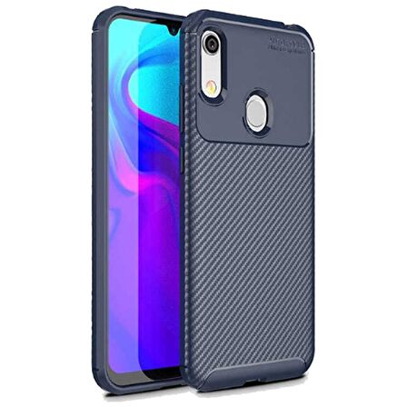 Huawei Y6 2019 Karbon Desenli Negro Silikon Kılıf