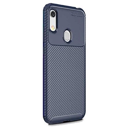 Huawei Y6 2019 Karbon Desenli Negro Silikon Kılıf