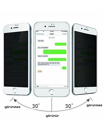 Apple Iphone 6 Plus Yandan Görünmeyen Koruyucu Hayalet Cam