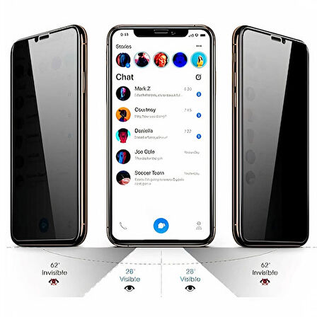 Apple Iphone 11 / Iphone XR Yandan Görünmeyen Koruyucu Hayalet Cam