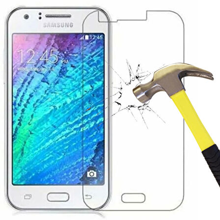 Samsung Galaxy J1 Temperli Kırılmaz Cam Ekran Koruyucu