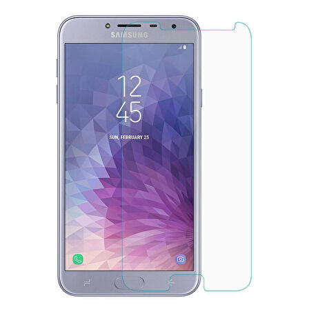 Samsung Galaxy J4 Temperli Kırılmaz Cam Ekran Koruyucu