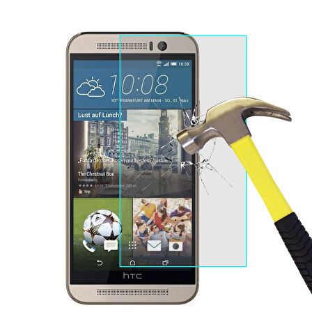 HTC One M9 Temperli Kırılmaz Cam Ekran Koruyucu