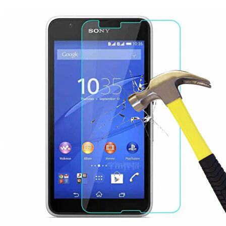 Sony Xperia E4G Temperli Kırılmaz Cam Ekran Koruyucu