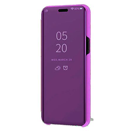 Huawei Y7 2019 Aynalı Kapaklı Lüx Kılıf