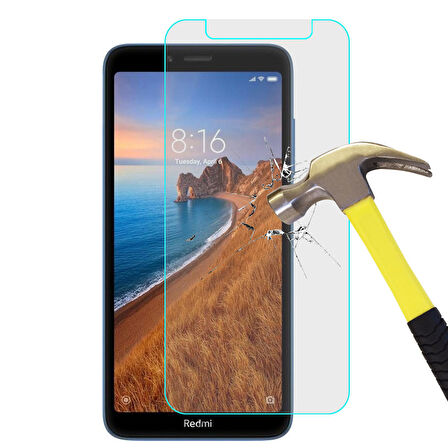 Xiaomi Redmi 7A Temperli Kırılmaz Cam Ekran Koruyucu