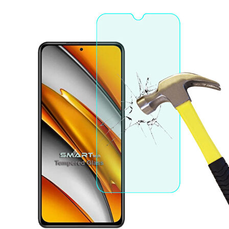 Poco F3 Temperli Kırılmaz Cam Ekran Koruyucu