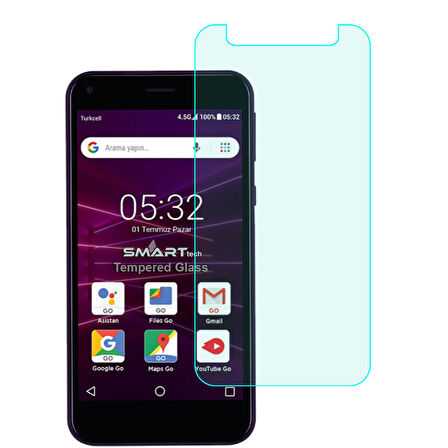 Vestel Venüs GO Temperli Kırılmaz Cam Ekran Koruyucu