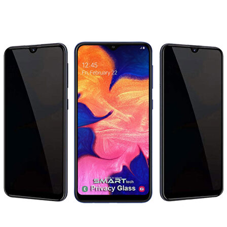 Samsung Galaxy A10 Yandan Görünmeyen 5D Hayalet Ekran Koruyucu