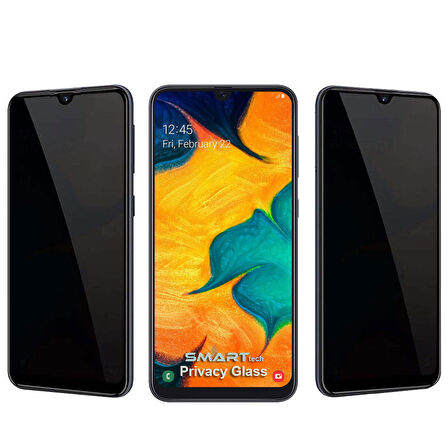 Samsung Galaxy A30 Yandan Görünmeyen 5D Hayalet Ekran Koruyucu